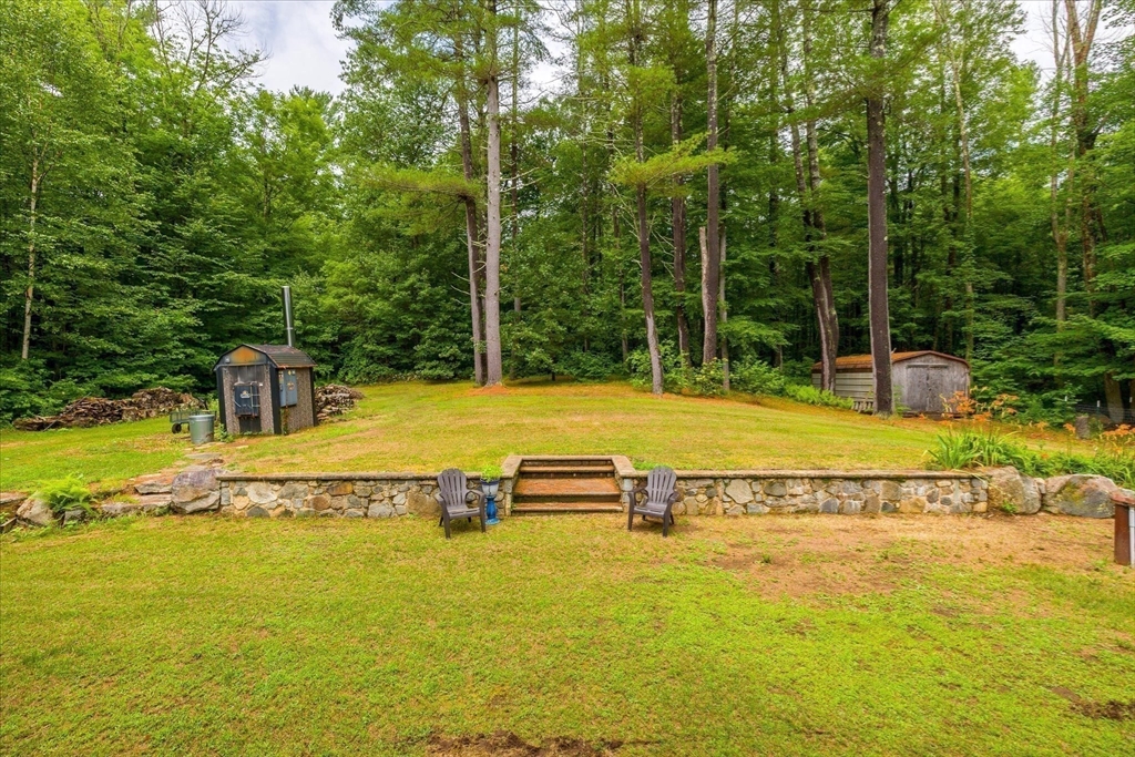 1824 Greenwich Road Hardwick, MA 01082 - Photo 30 of 41 a view of a swimming pool with outdoor seating and yard