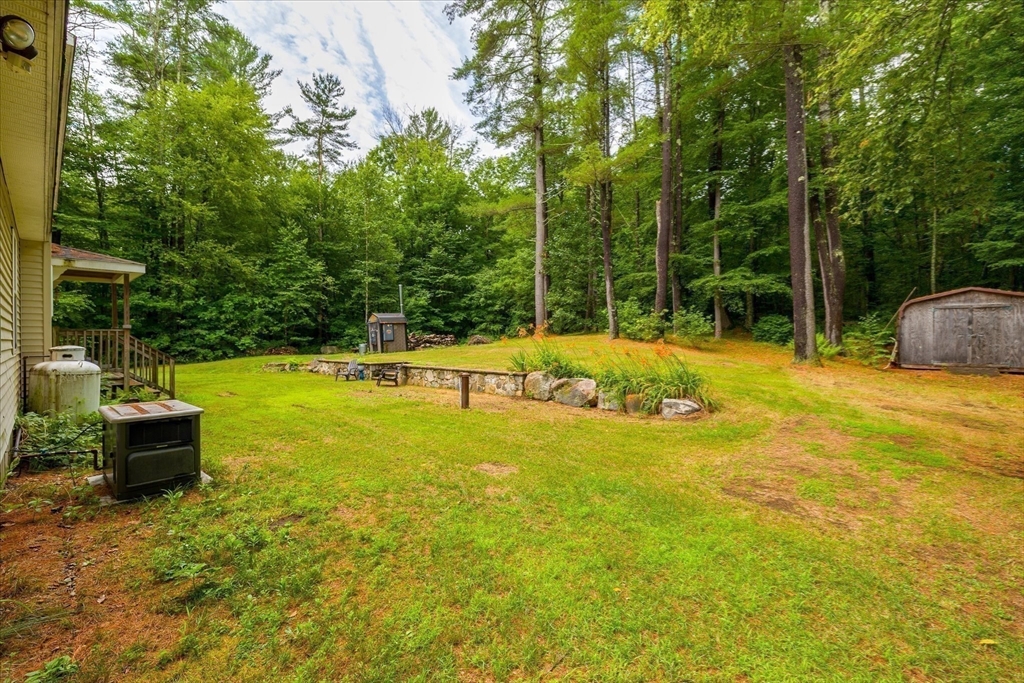 1824 Greenwich Road Hardwick, MA 01082 - Photo 34 of 41 a view of a backyard with swimming pool