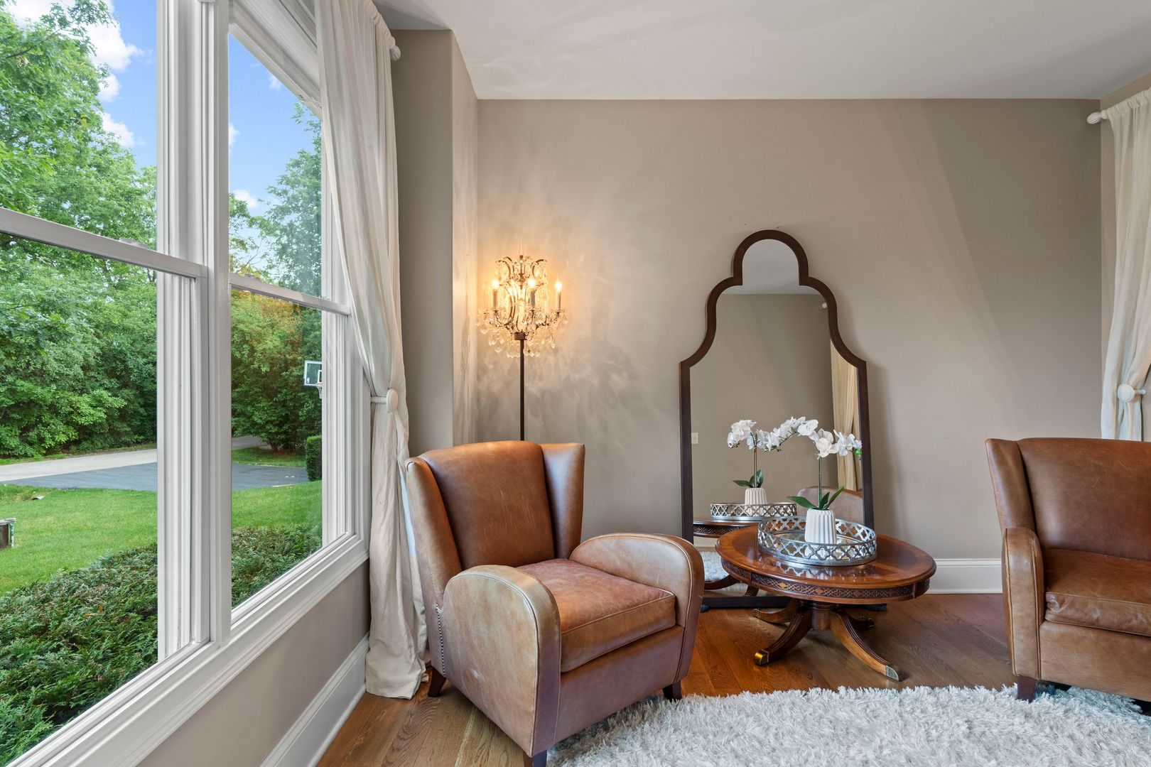 106 Forest View Drive Lake Bluff, IL 60044 - Photo 18 of 56 a living room with furniture and a large window