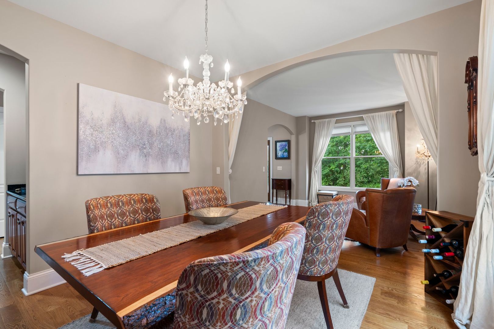 106 Forest View Drive Lake Bluff, IL 60044 - Photo 21 of 56 a living room with furniture and a chandelier