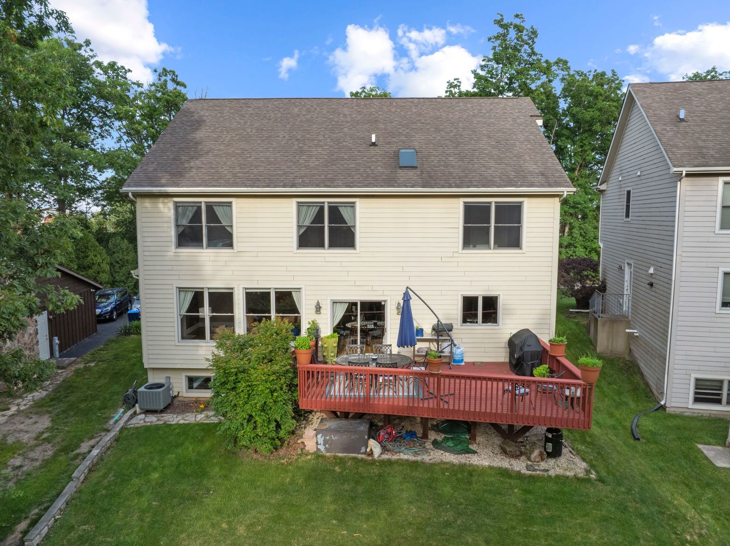 106 Forest View Drive Lake Bluff, IL 60044 - Photo 53 of 56 a aerial view of a house with a garden and plants