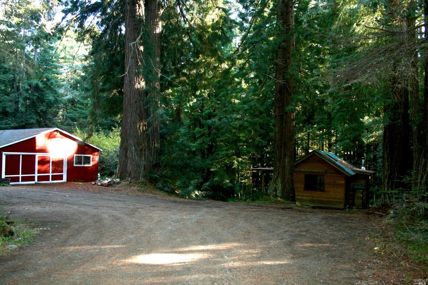32567 Albion Ridge Road Albion, CA 95410 - Photo 1 of 1 a view of house with a yard and large trees