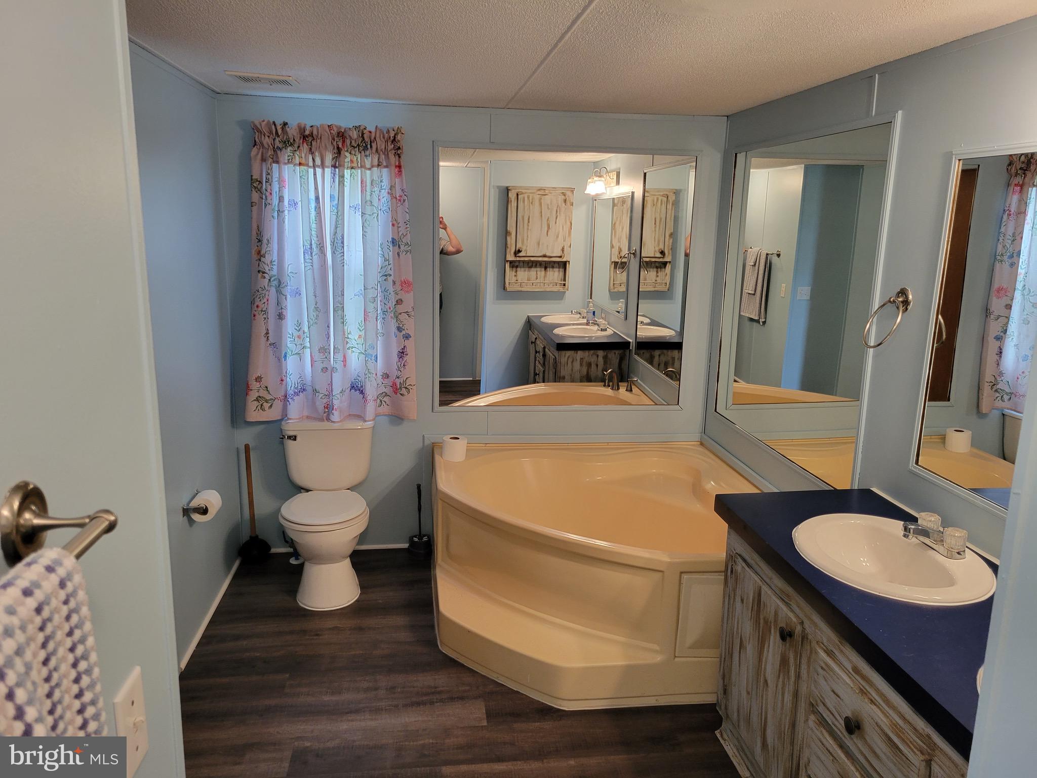 164 Jimtown Road Berkeley Springs, WV 25411 - Photo 15 of 15 a bathroom with a sink a toilet and a mirror