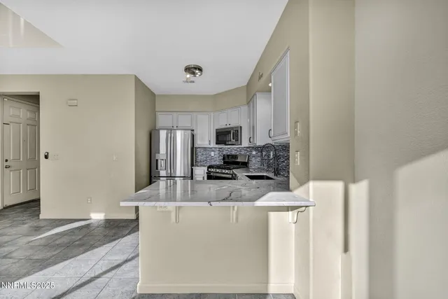 a view of a electric appliances in a room