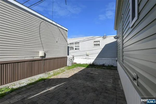 a view of balcony with seating space