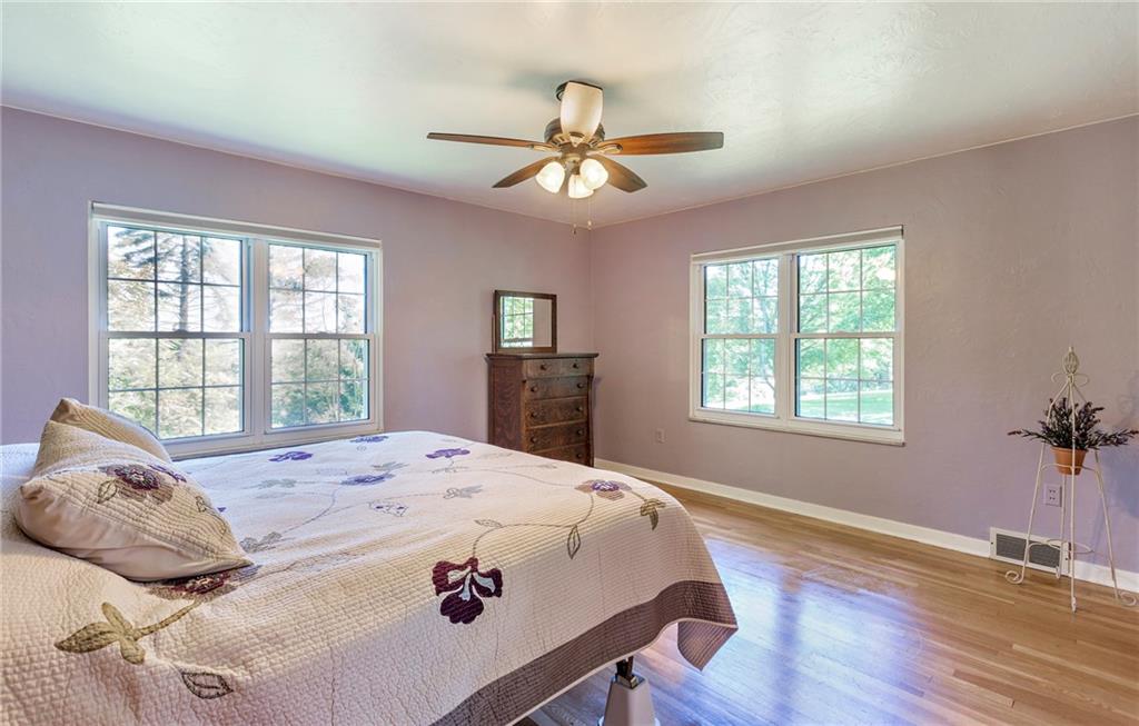 9620 Fox Road Pittsburgh, PA 15237 - Photo 14 of 25 Master Bedroom with his & hers closets.