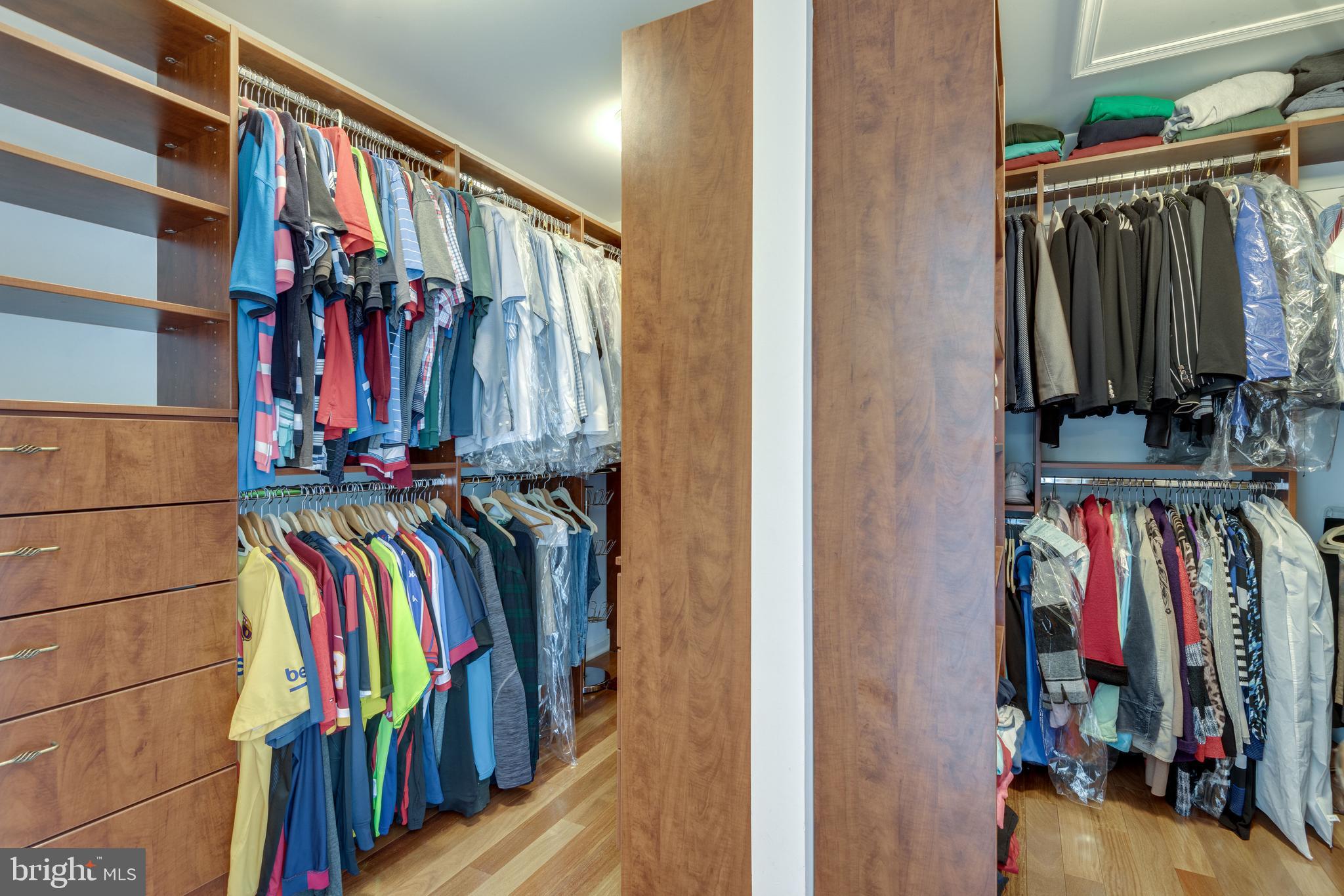 12368 Brown Fox Way Reston, VA 20191 - Photo 35 of 67 Owner's Suite Large Walk-In Closet with Built-Ins