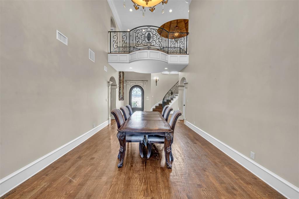 2909 Canyon Creek Drive Sherman, TX 75092 - Photo 7 of 40 a dining room with furniture and wooden floor
