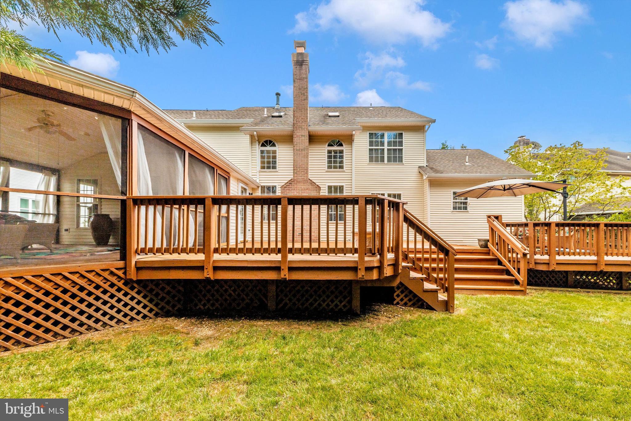 6332 Spring Forest Road Frederick, MD 21701 - Photo 33 of 56 Rear Exterior View - Screen Porch & Spacious Deck