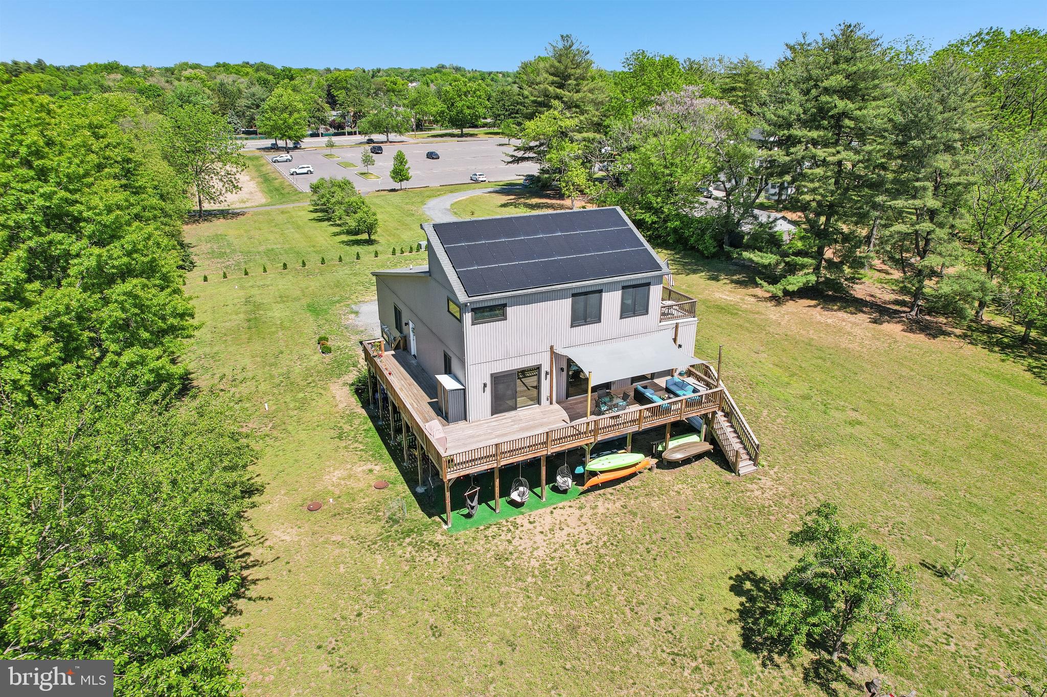 11 Forklanding Road Cinnaminson, NJ 08077 - Photo 66 of 77 an aerial view of a house with a yard basket ball court and outdoor seating