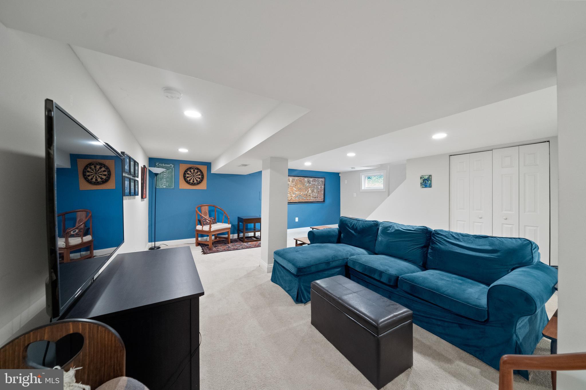 4203 Harcourt Road Baltimore, MD 21214 - Photo 14 of 32 Finished lower level recreation room