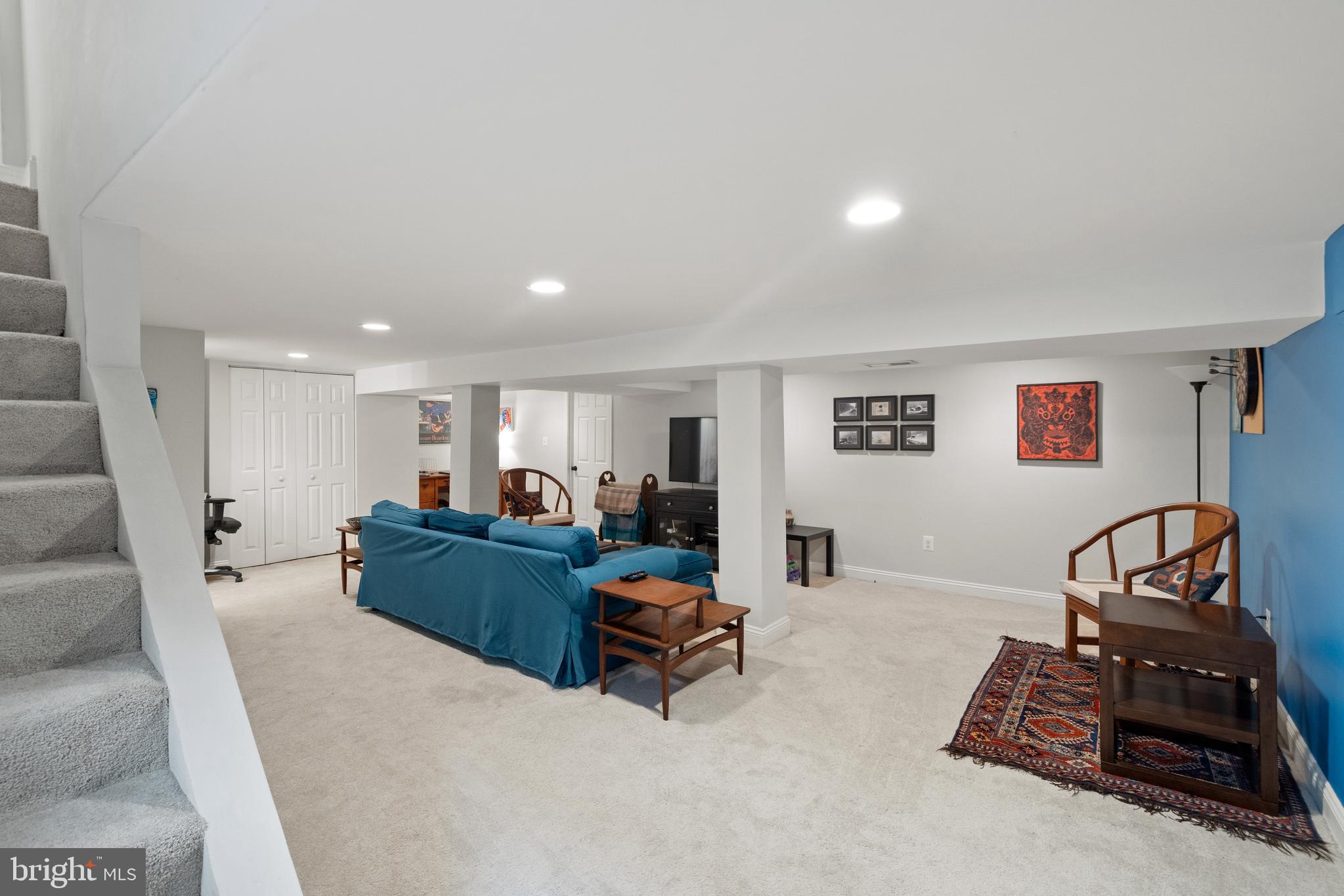 4203 Harcourt Road Baltimore, MD 21214 - Photo 16 of 32 Finished lower level recreation room