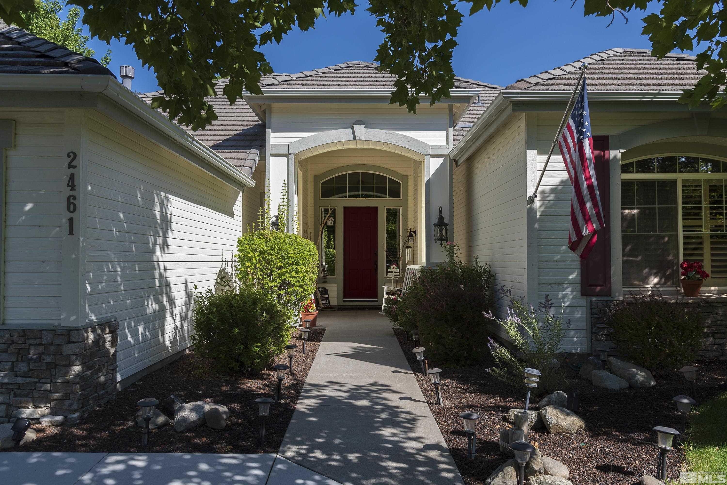 2461 Genoa Genoa, NV 89411 - Photo 3 of 35 a front view of a house with plants