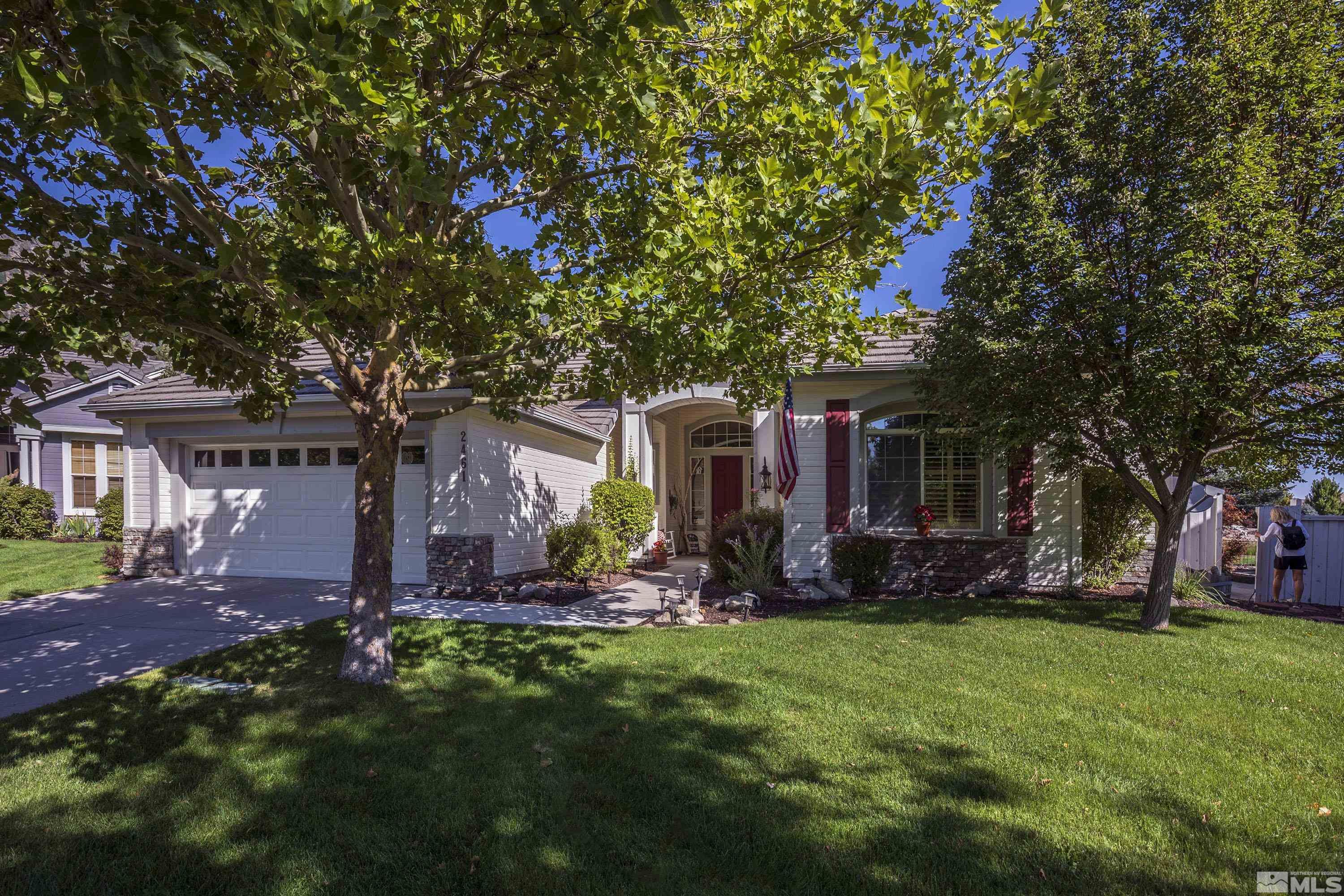 2461 Genoa Genoa, NV 89411 - Photo 34 of 35 a front view of a house with garden