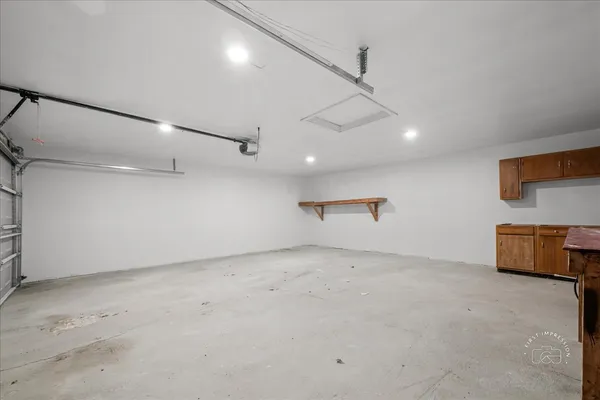 a view of a wooden deck