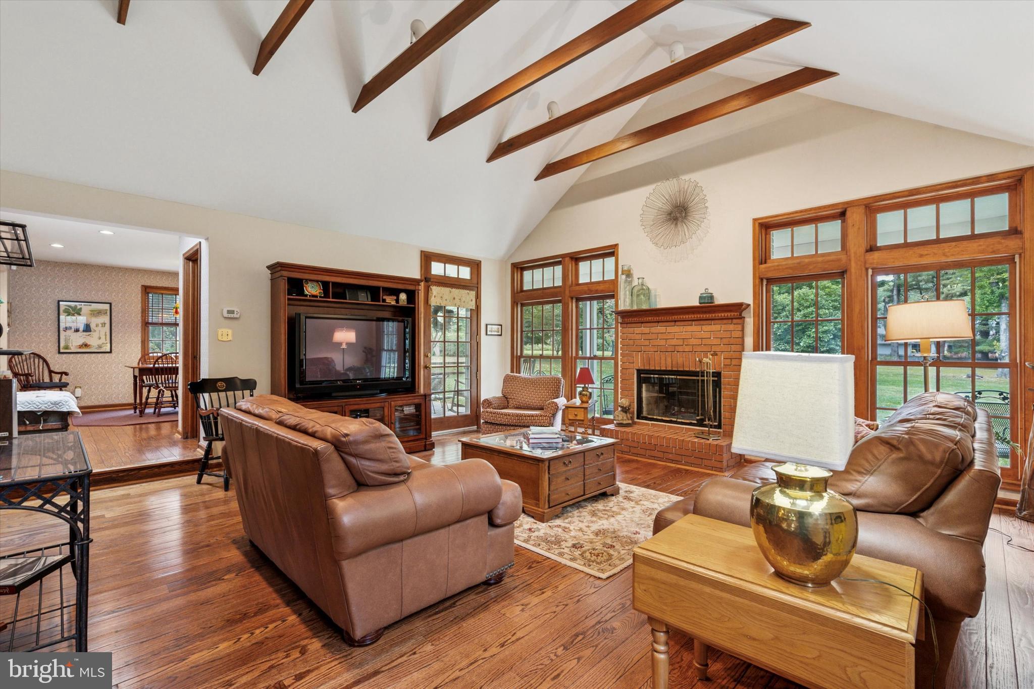 1790 Cathedral Road Huntingdon Valley, PA 19006 - Photo 15 of 45 Great Room w/ beamed ceiling