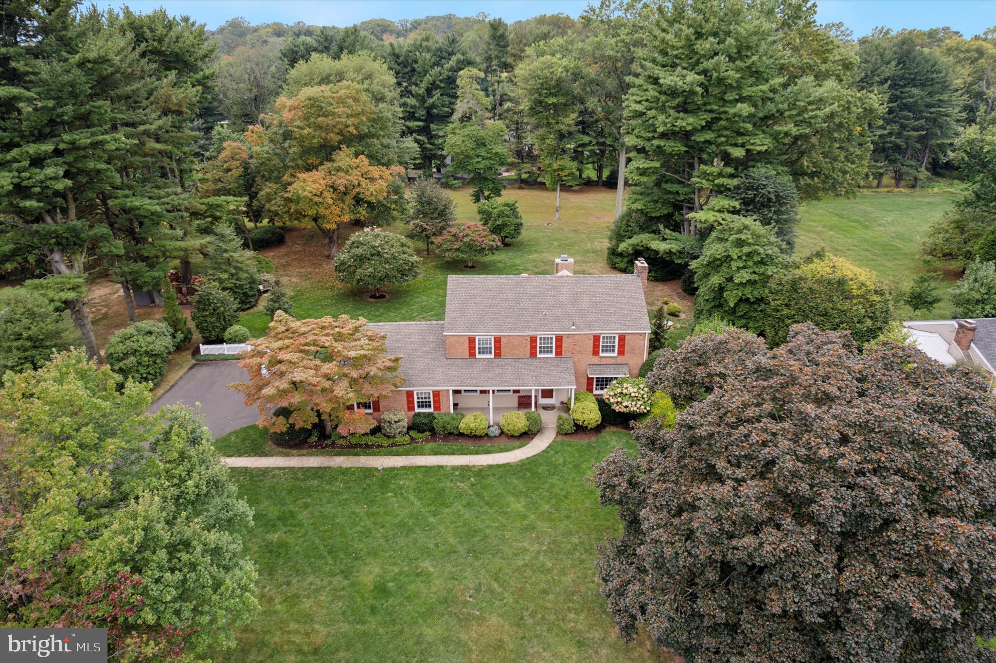 1790 Cathedral Road Huntingdon Valley, PA 19006 - Photo 43 of 45 front aerial view