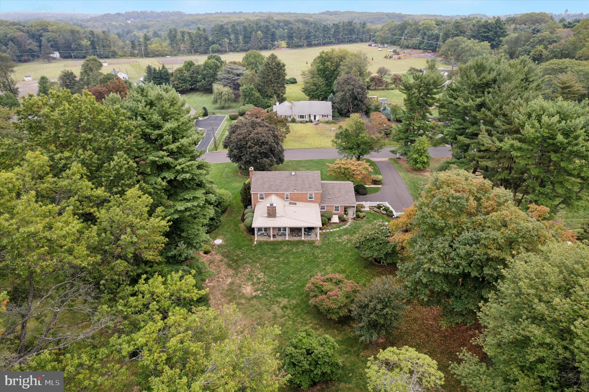 1790 Cathedral Road Huntingdon Valley, PA 19006 - Photo 44 of 45 back aerial view