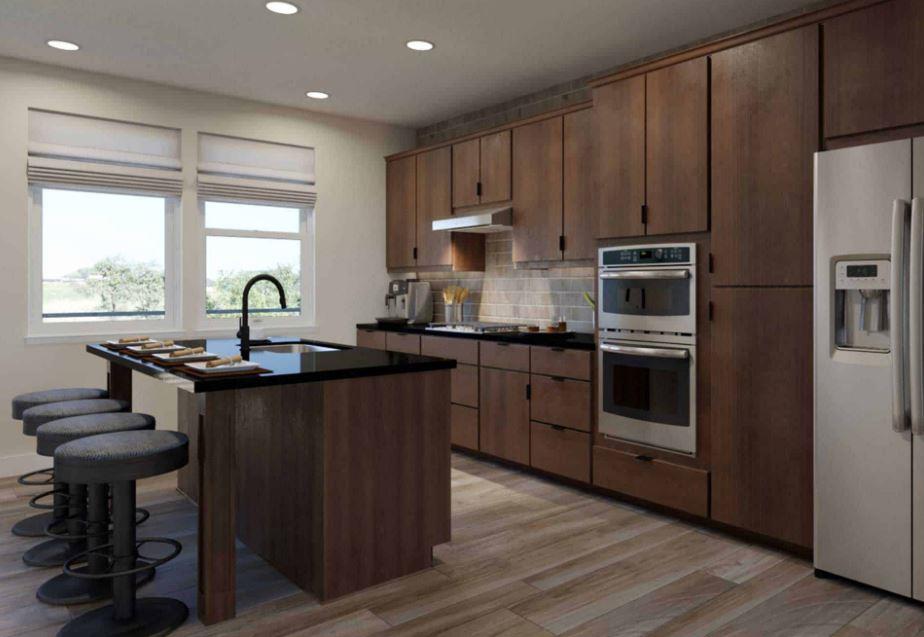 5946 Flash San Jose, CA 95119 - Photo 4 of 9 a kitchen with granite countertop a sink cabinets and stainless steel appliances