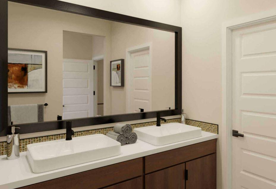 5946 Flash San Jose, CA 95119 - Photo 8 of 9 a bathroom with a sink and a mirror