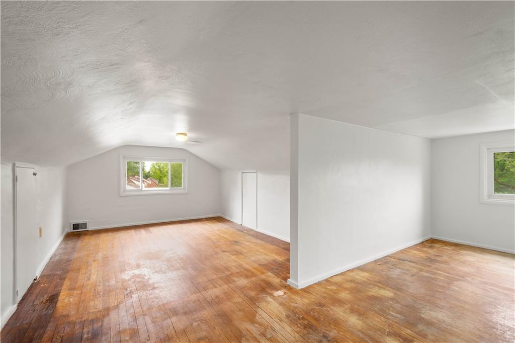 919 Wible Run Road Pittsburgh, PA 15209 - Photo 30 of 38 Third floor could be a 2 room bedroom or media room.