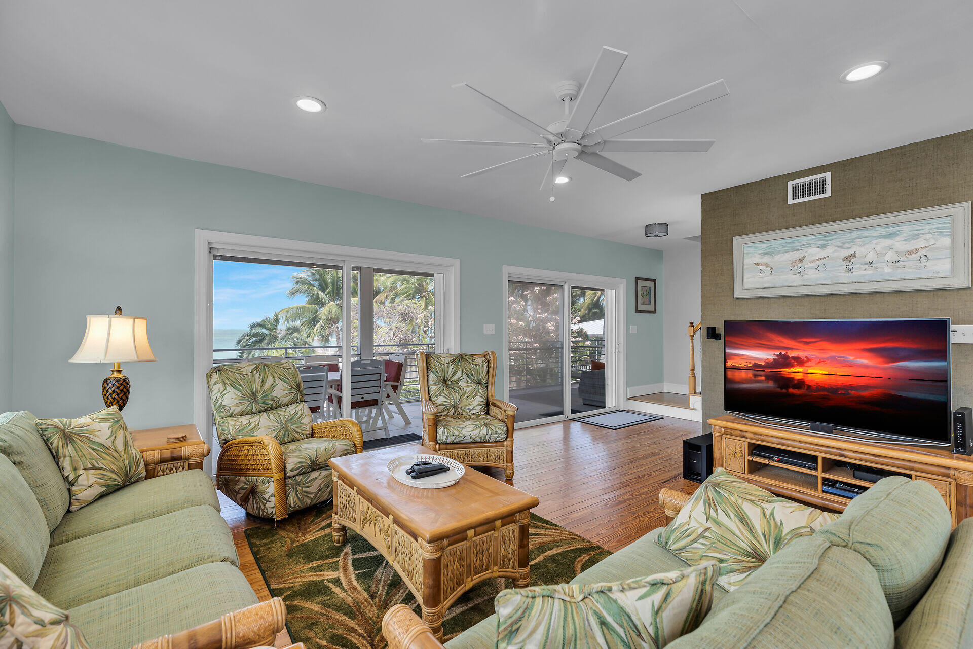 412 122nd Street Marathon, FL 33050 - Photo 3 of 43 a living room with furniture and a flat screen tv