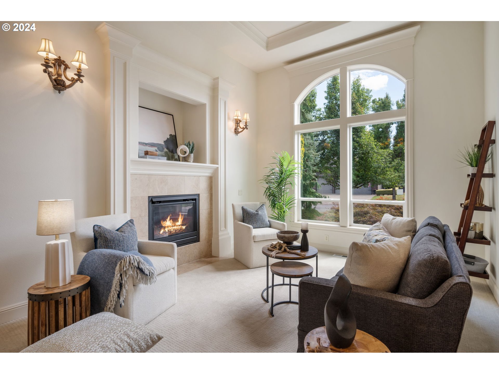 2204 South 17th Way Ridgefield, WA 98642 - Photo 3 of 45 a living room with furniture and a fireplace