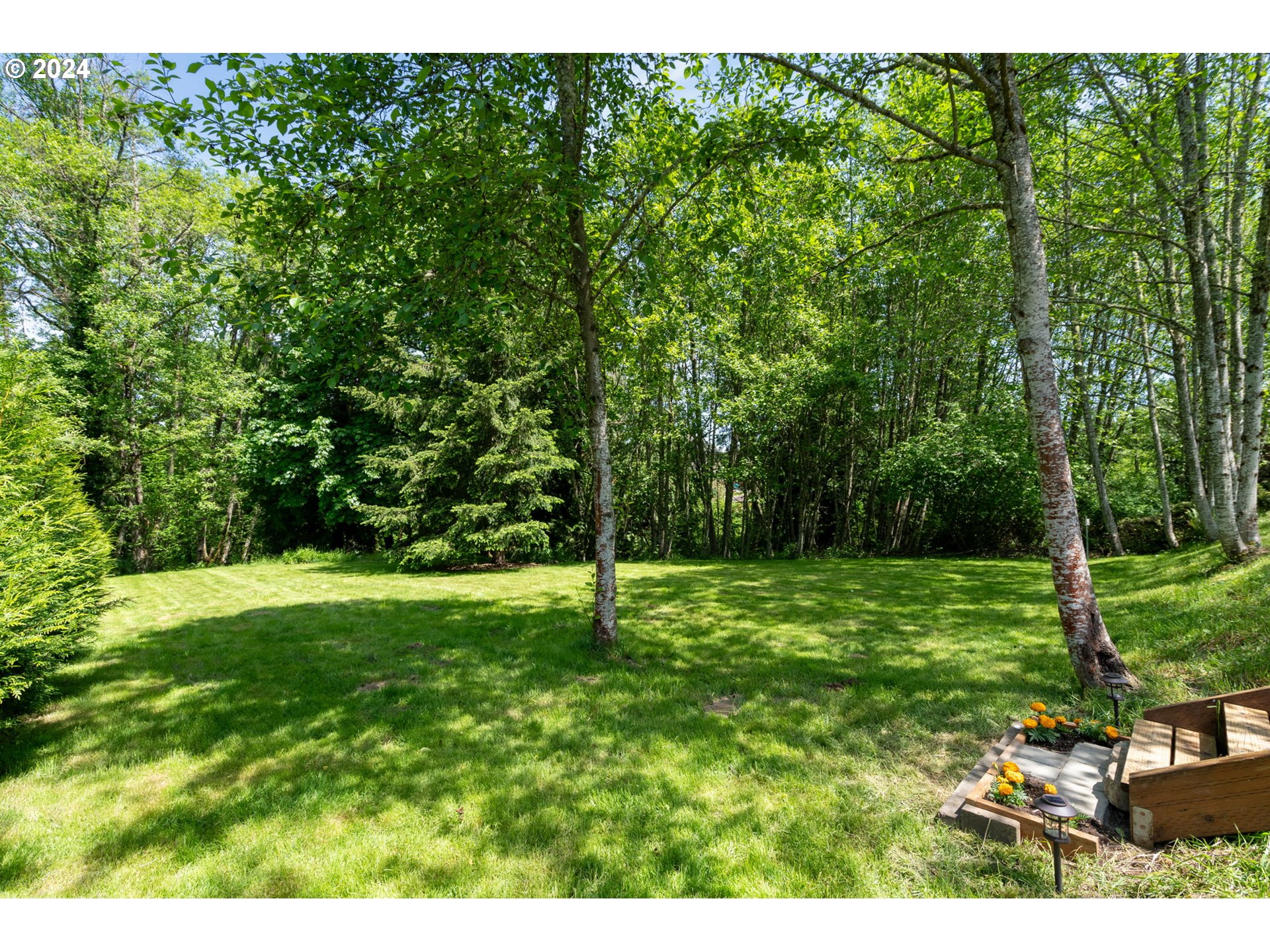 2204 South 17th Way Ridgefield, WA 98642 - Photo 36 of 45 a view of a grassy field with trees in the background