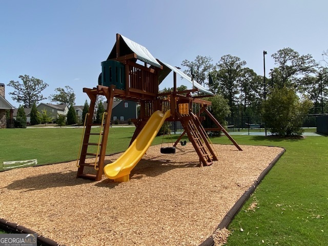 158 Snug Harbor Place Newnan, GA 30263 - Photo 87 of 94 a view of a park with a slide