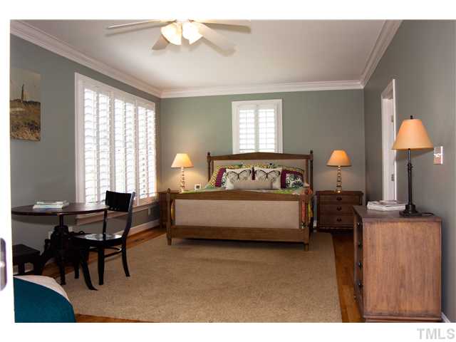 3928 Westchester Road Durham, NC 27707 - Photo 8 of 21 13 x 23.8 Large Master Suite includes crown molding, separate sitting area, & a custom California Style walk in closet.