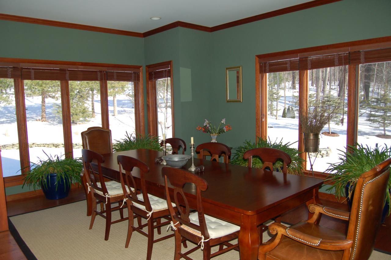 275 Hupi Road Monterey, MA 01245 - Photo 30 of 40 a view of a dining room with furniture window and outside view