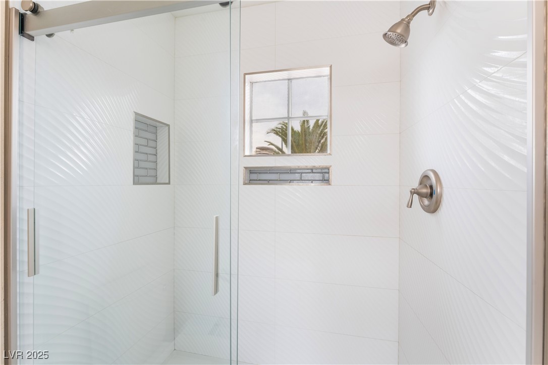 3695 Funston Way Las Vegas, NV 89129 - Photo 32 of 43 Bathroom featuring a stall shower