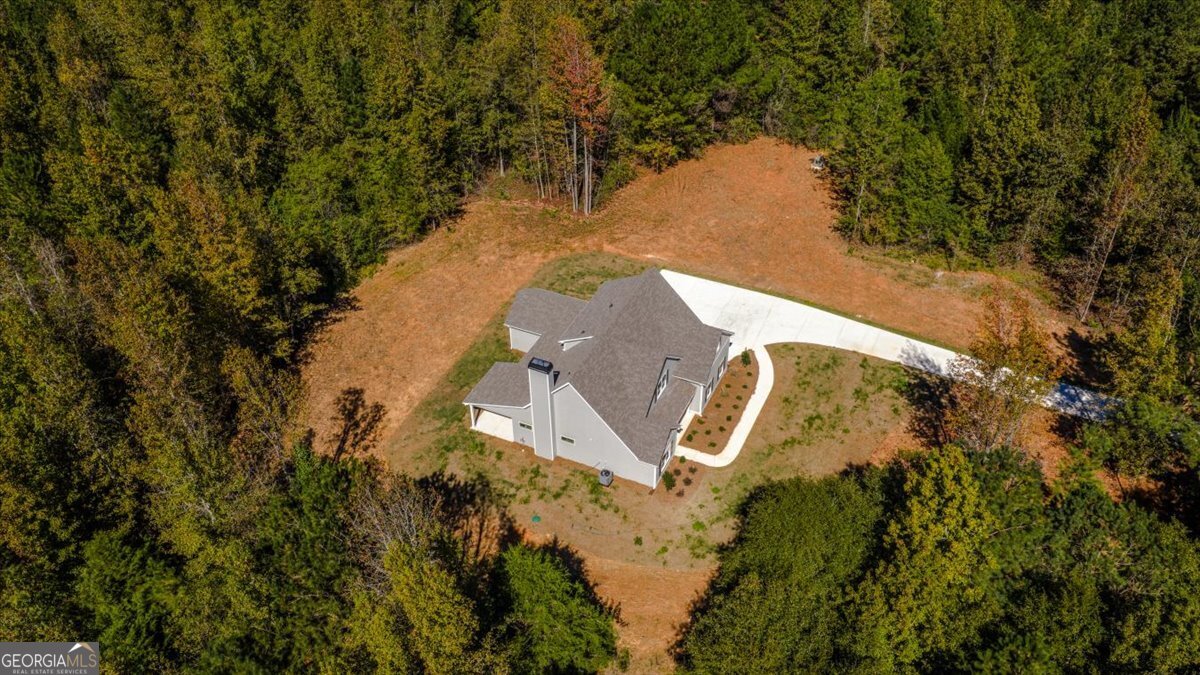1570 The Rock Road Thomaston, GA 30286 - Photo 53 of 53 an aerial view of a house with outdoor space and trees all around