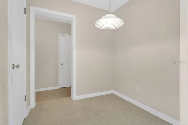 a view of an empty room