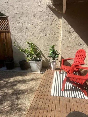 a view of sitting area in balcony