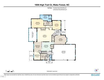 $1,350,000 | 1008 High Trail Court, Wake Forest, NC 27587