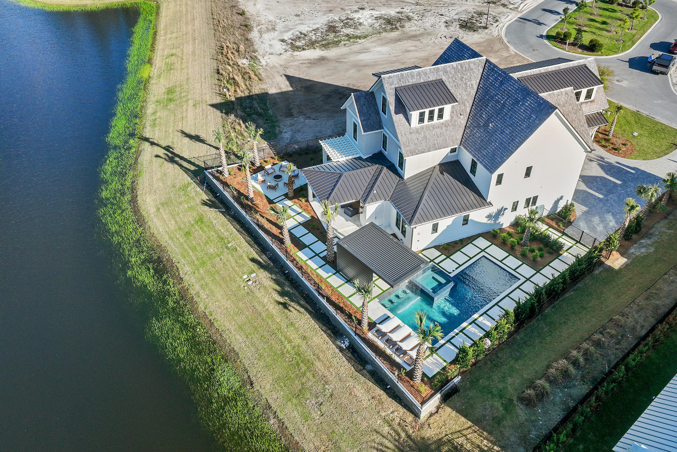 49 Sundew Pl Inlet Beach Inlet Beach, FL 32461 - Photo 105 of 108 an aerial view of residential house with outdoor space and swimming pool