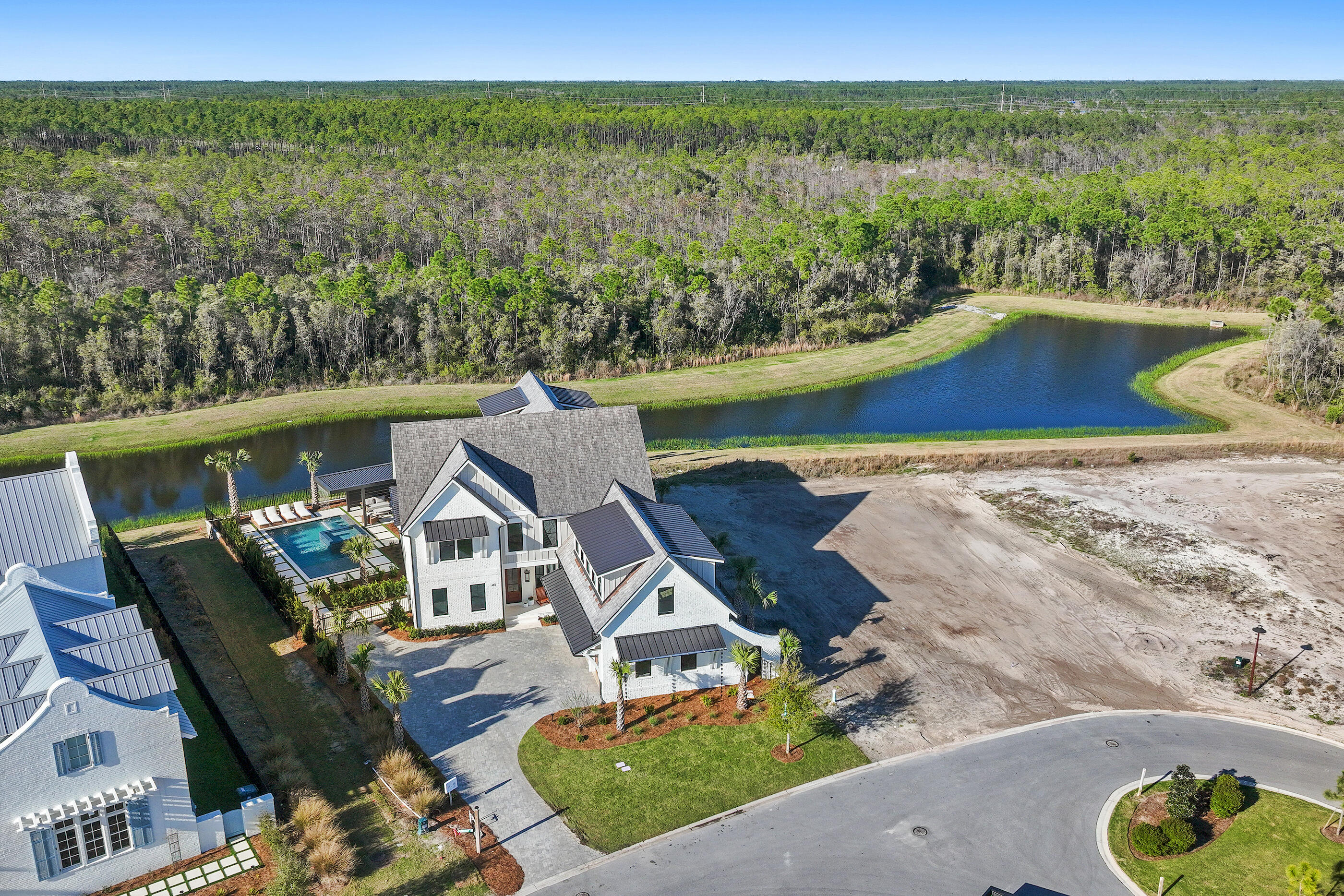 49 Sundew Pl Inlet Beach Inlet Beach, FL 32461 - Photo 98 of 108 a view of a swimming pool with a patio