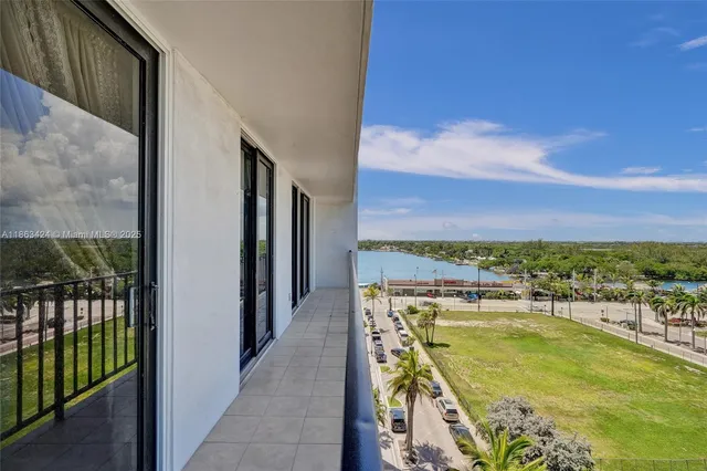 a view of a terrace with furniture