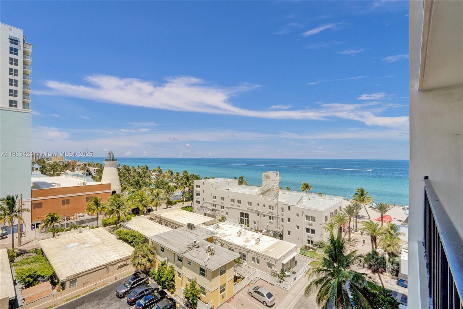 322 Buchanan Street, Unit 810 Hollywood, FL 33019 - Photo 28 of 46 a view of a terrace with furniture