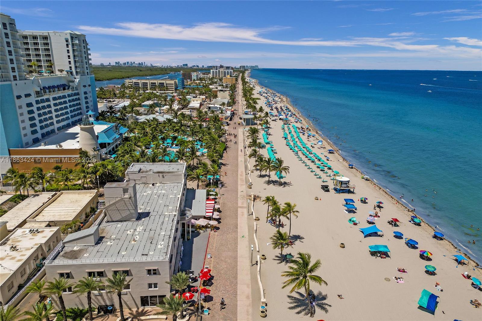 322 Buchanan Street, Unit 810 Hollywood, FL 33019 - Photo 34 of 46 a view of building with an ocean view