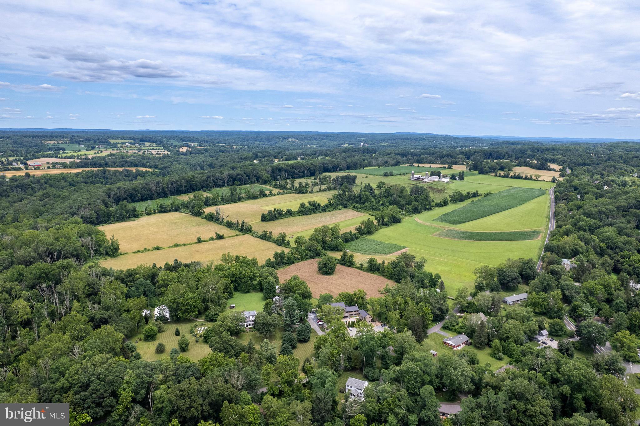 960 Sergeantsville Road Stockton, NJ 08559 - Photo 22 of 26 an aerial view of residential house with outdoor space