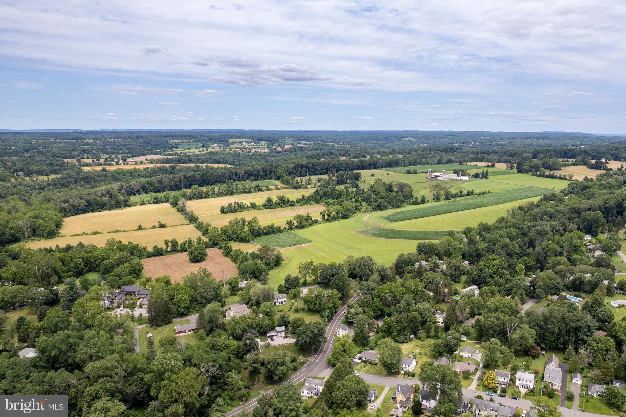 960 Sergeantsville Road Stockton, NJ 08559 - Photo 23 of 26 an aerial view of residential houses with outdoor space and trees