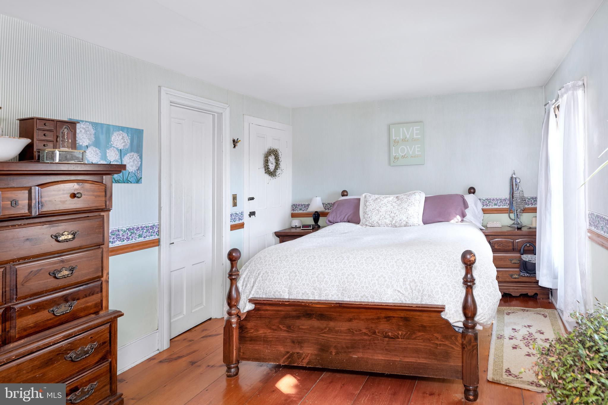 960 Sergeantsville Road Stockton, NJ 08559 - Photo 8 of 26 a bedroom with a bed and a tv