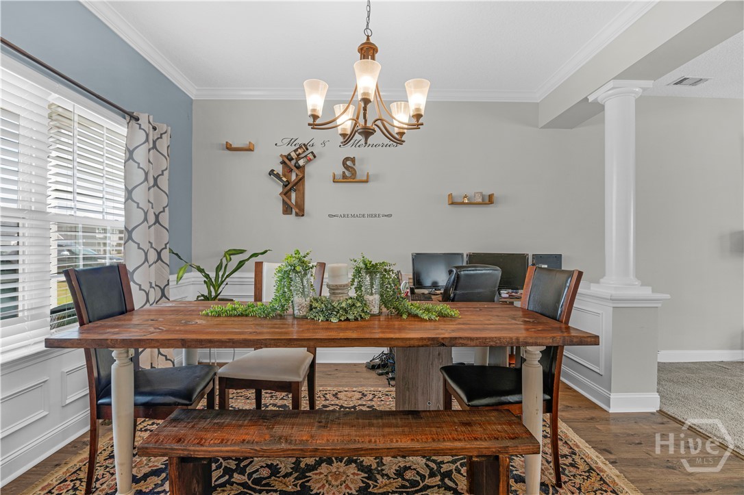 223 Rutledge Drive Hinesville, GA 31313 - Photo 5 of 35 Formal Dining Room
