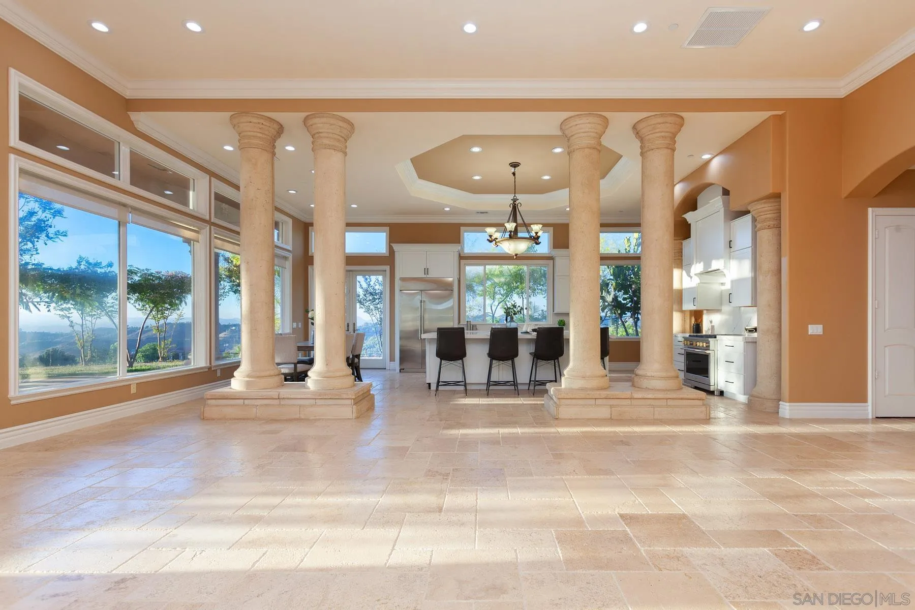 29314 Twin Oaks Valley Road Vista, CA 92084 - Photo 12 of 74 a view of a lobby with furniture and floor to ceiling window