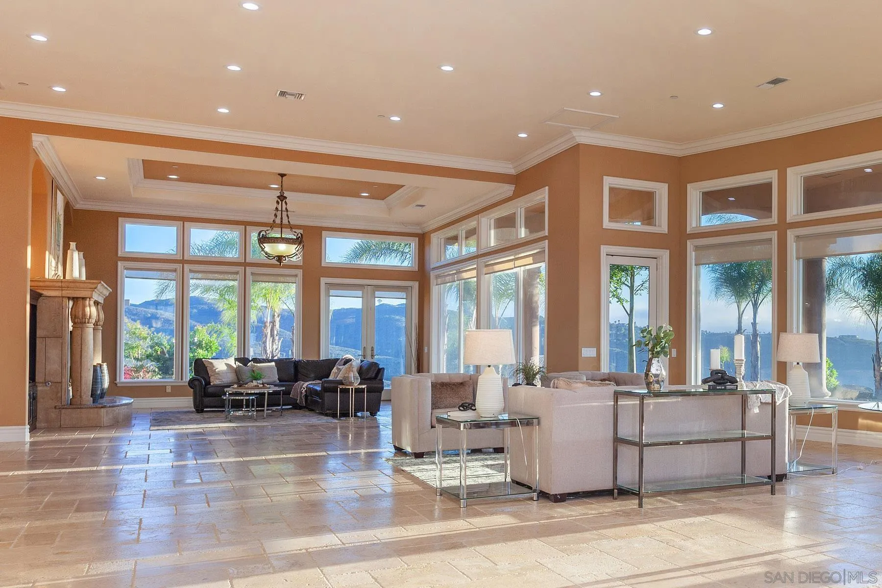 29314 Twin Oaks Valley Road Vista, CA 92084 - Photo 9 of 74 a living room with furniture and large windows