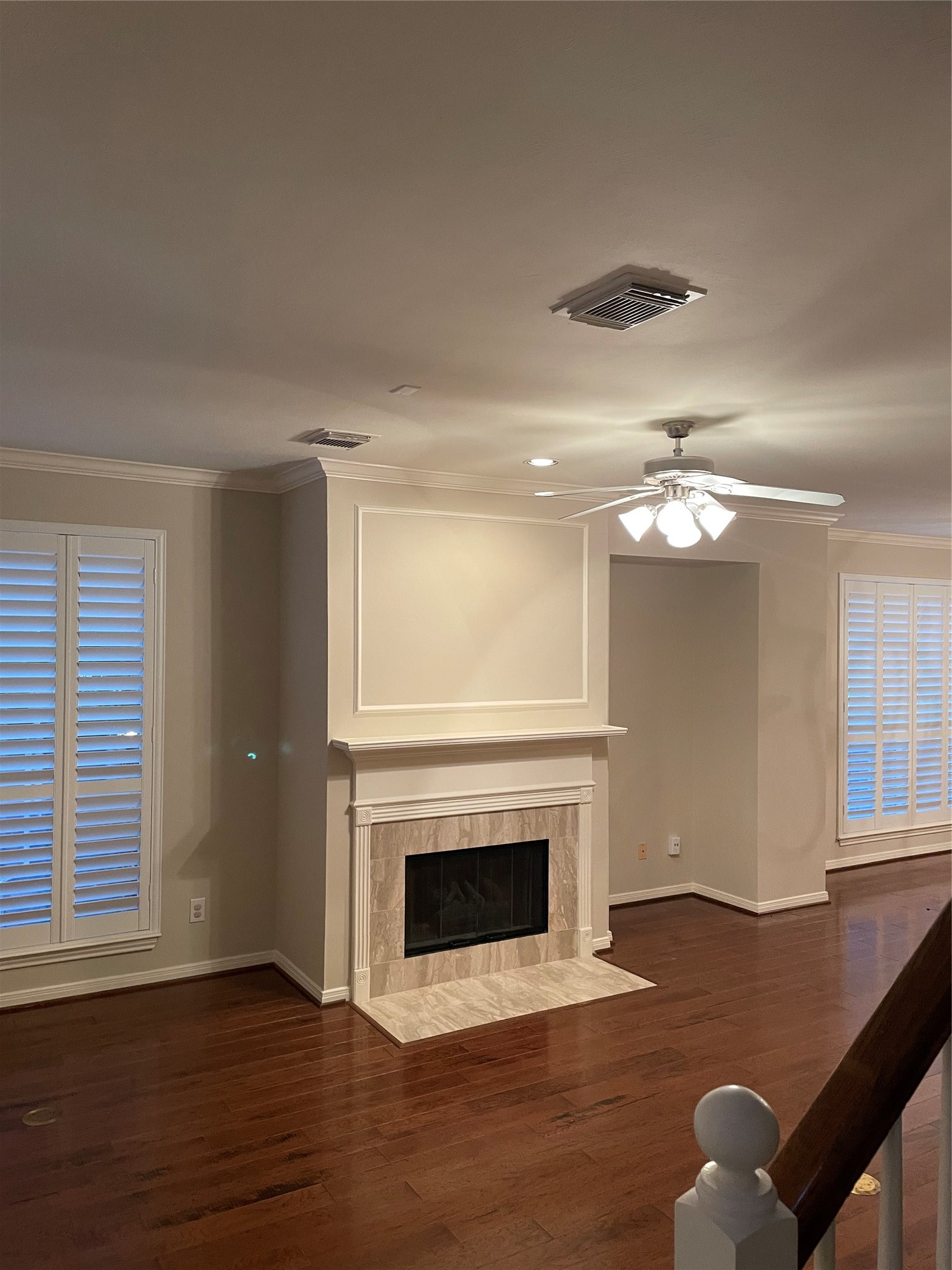 1040 La Rue Street Houston, TX 77019 - Photo 28 of 29 a view of a livingroom with a fireplace and window