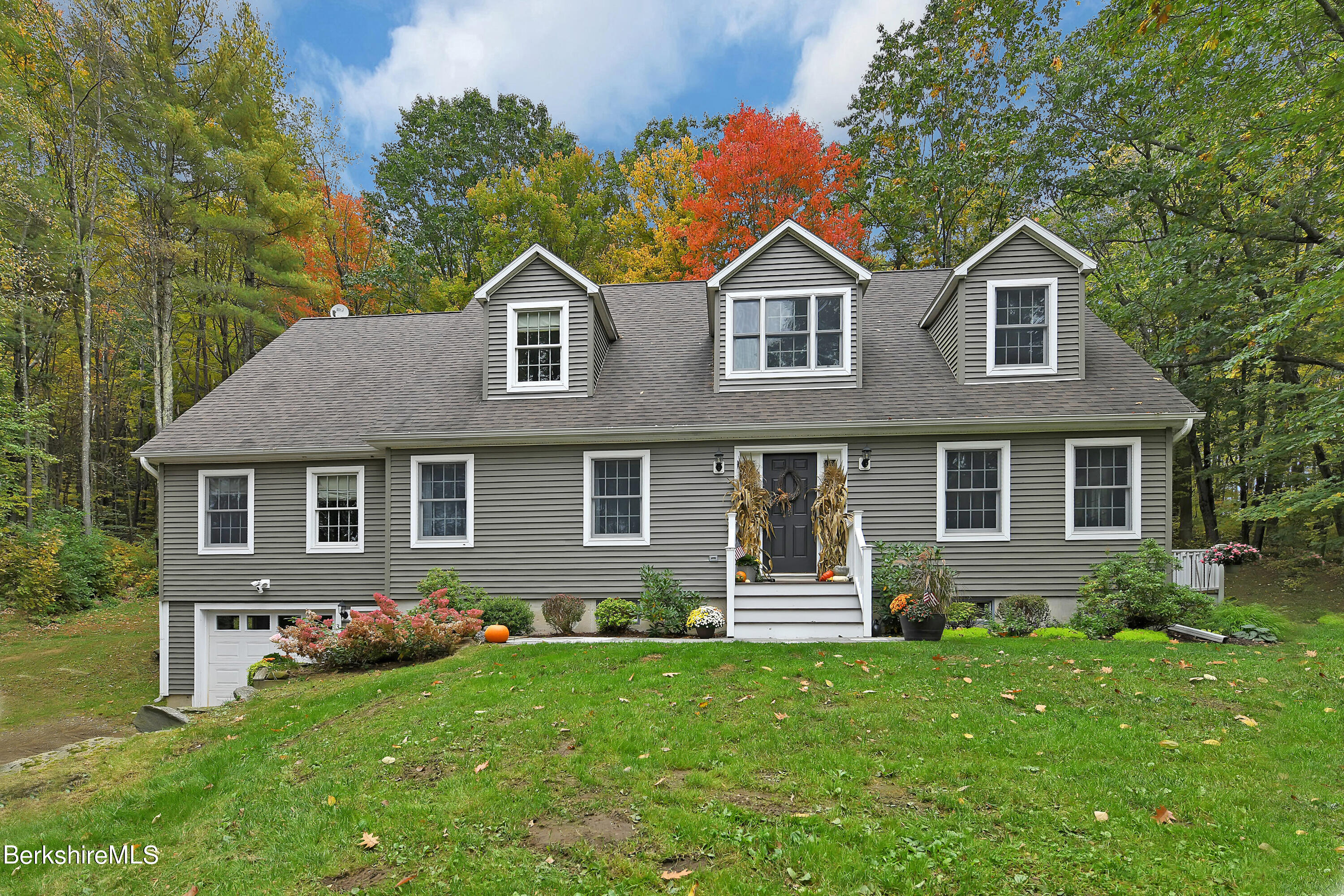3 Ridge Street Tyringham, MA 01238 - Photo 1 of 38 a front view of a house with a yard