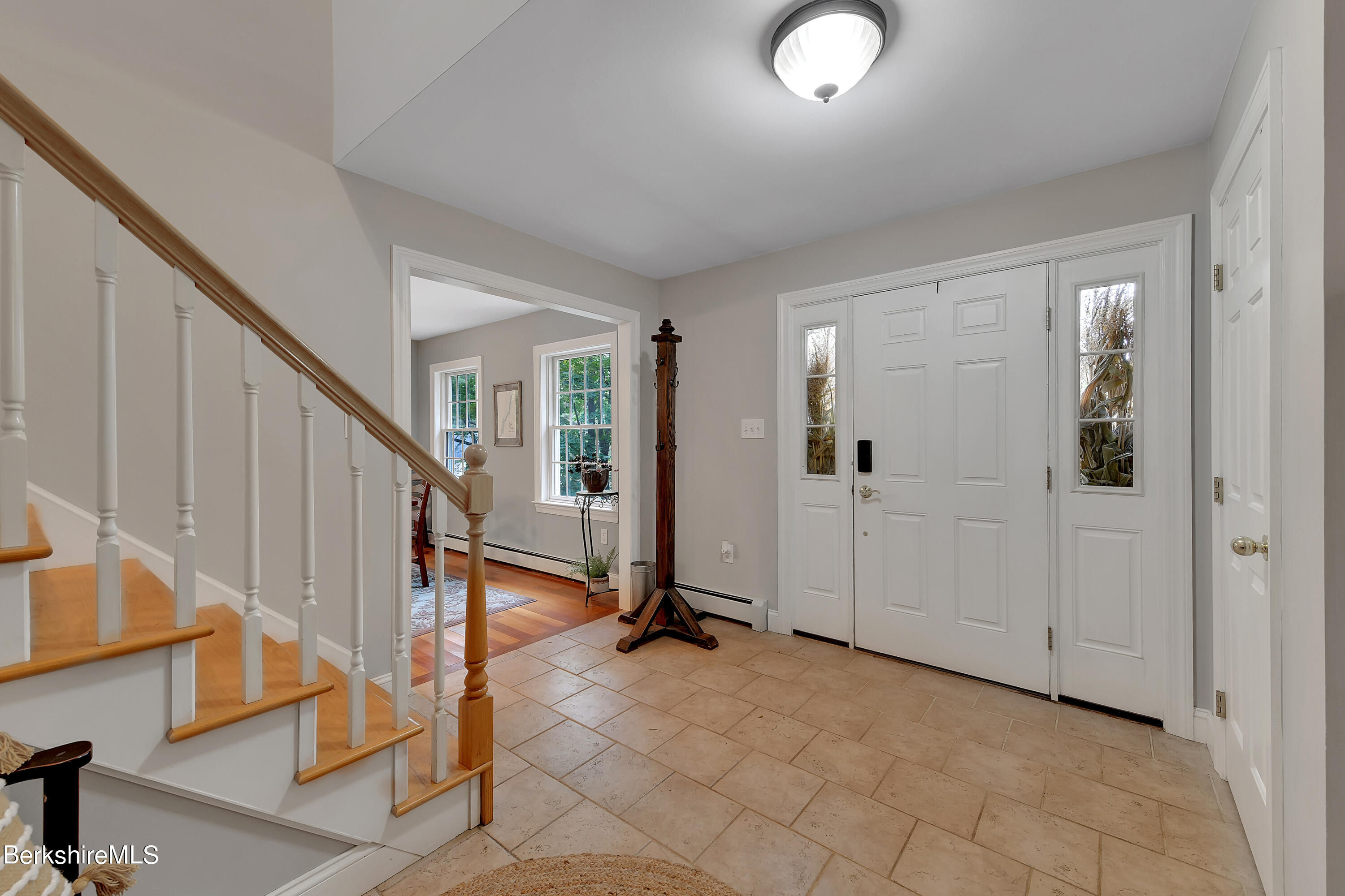 3 Ridge Street Tyringham, MA 01238 - Photo 3 of 38 a view of a hallway with staircase